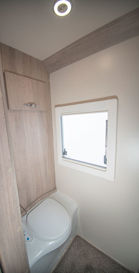 Winchcombe toilet and overhead storage
