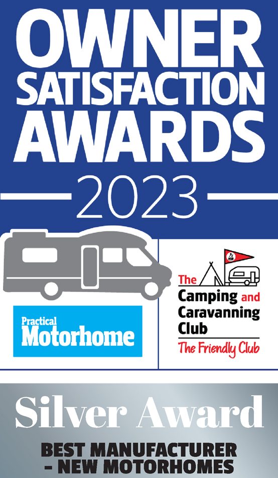 Best Motorhome Manufacturer - New Motorhomes awards  Silver