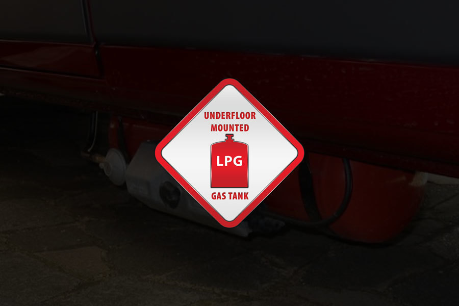 Underfloor Mounted LPG Tank