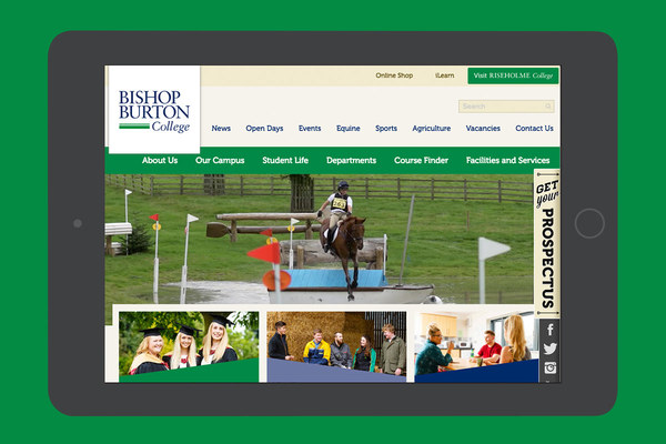 Bishop burton college website
