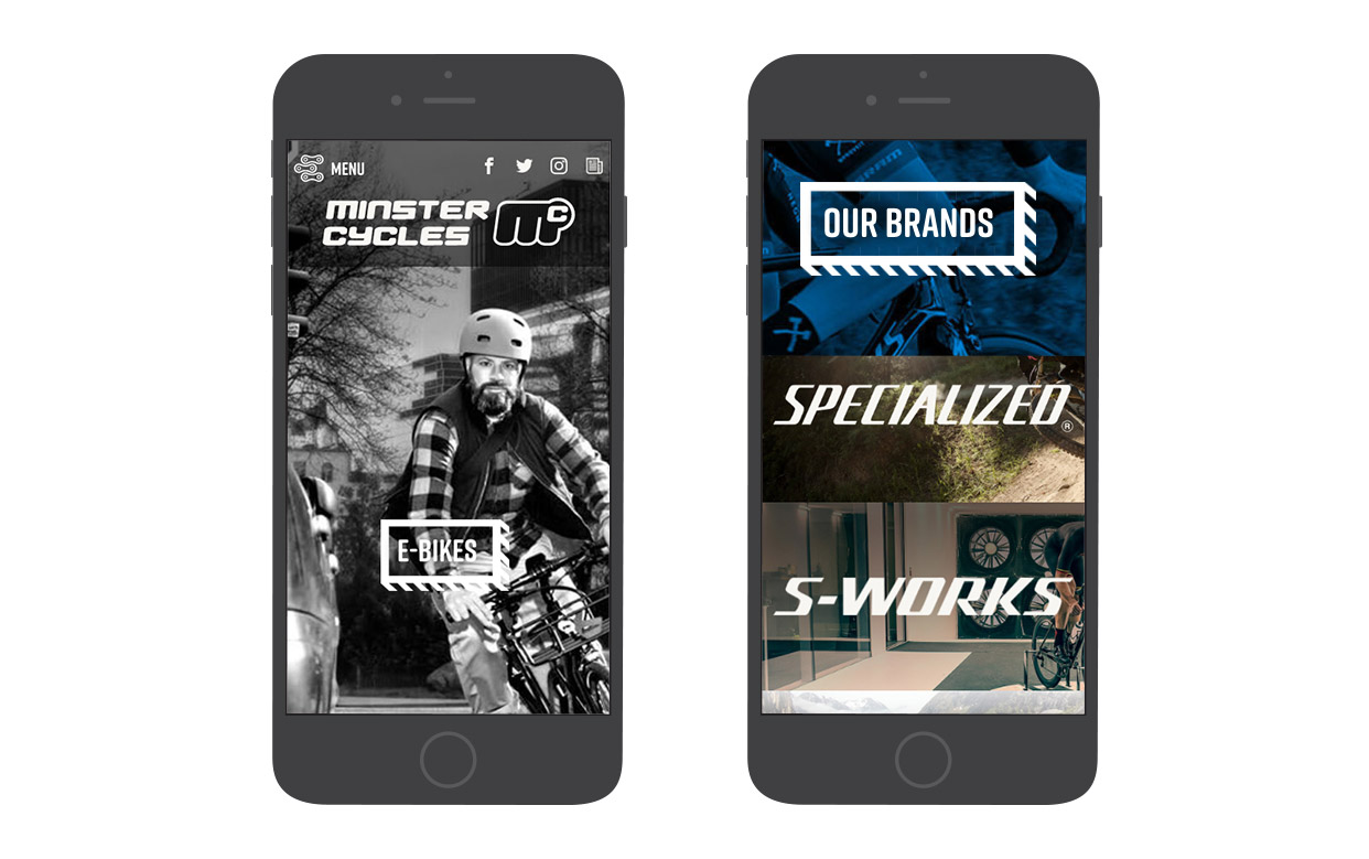 Minster Cycles Mobile website